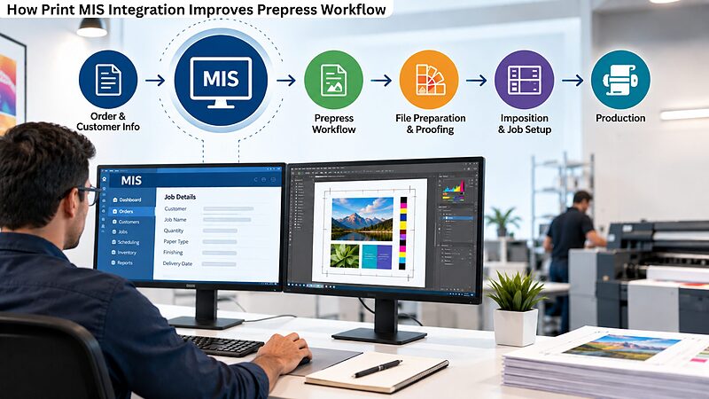 How Print MIS Integration Improves Prepress Workflow